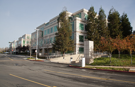 苹果公司总部设在美国加利福尼亚州Cupertino的一无止背景图片