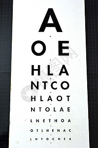 眼科检查用于视力测试的传统Snellen图表健康和医疗保图片