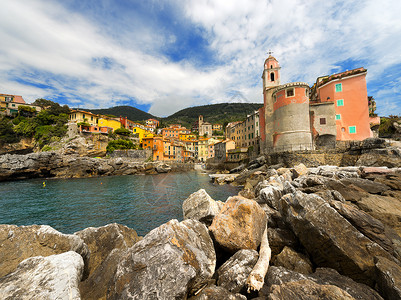 意大利古老的Liguria小村庄Tel图片