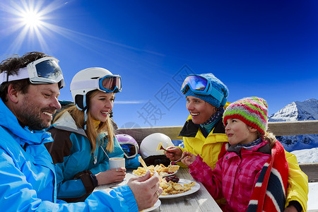 冬天滑雪滑雪者在冬图片
