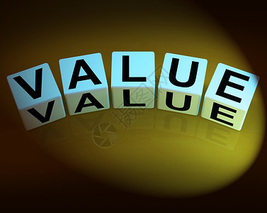 代表重要意义和价值的价值骰子图片