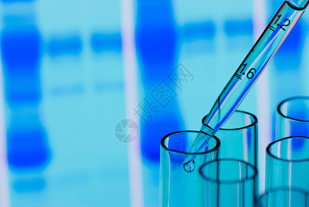 科学或医学实验钻探管背景图片