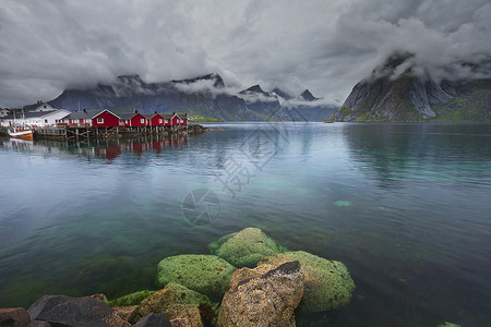 挪威洛福顿群岛的景图片