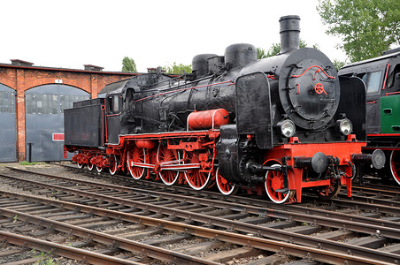 铁路上的旧蒸汽图片