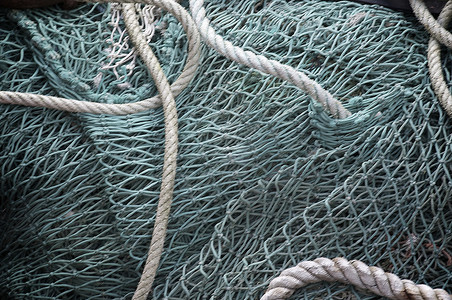 渔网和绳索图片