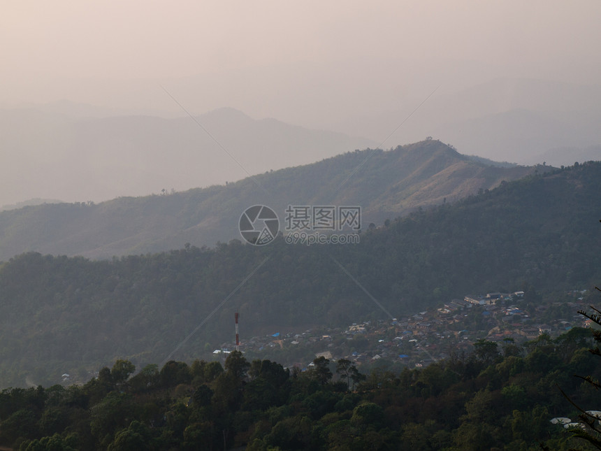 在泰国清莱的昌山中山图片