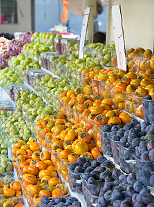 Jerusalam水果和蔬菜市场中新鲜的彩色产品图片
