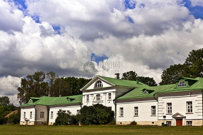列夫托尔斯泰的祖父尼古拉居住的俄罗斯亚纳亚波利亚纳托尔斯泰庄园的沃尔孔斯基住宅是庄园中图片