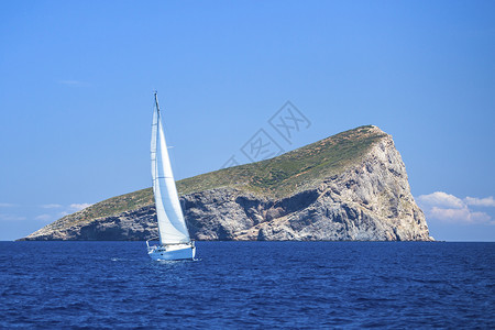 在爱琴海希腊群岛附近航图片