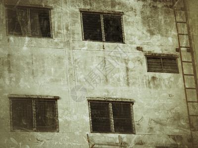 老式建筑窗户图片