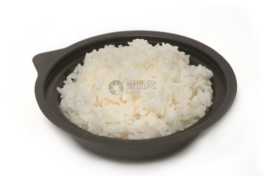 黑碗白米饭图片