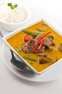 正宗泰式红咖喱牛肉图片