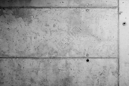 灰混凝土墙灰色水泥墙的黑色和白黑照片背景图片