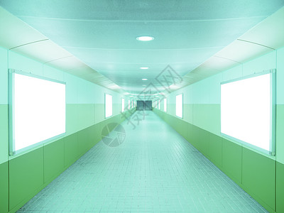 地下通道的明亮走廊图片