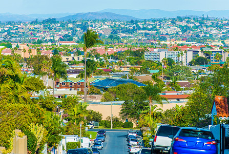 美国加利福尼亚州圣地亚哥市风景一直以来都是圣迭戈的绿图片