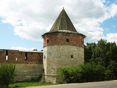 克里姆林宫的一座塔镇堡垒在俄罗斯背景图片