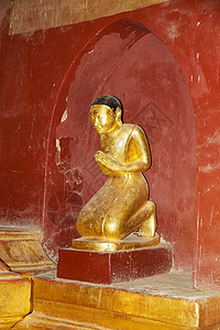 缅甸蒲甘阿南达寺的文化阿难寺是建于公元1105年的佛教寺院图片