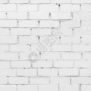 砖砌纹理背景的白色砖墙图片