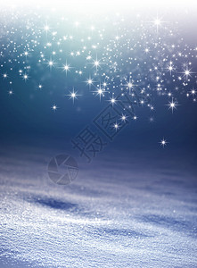 夜晚的雪背景星光下雨图片