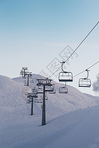 斯洛文尼亚Vogel滑雪中心附近的滑图片