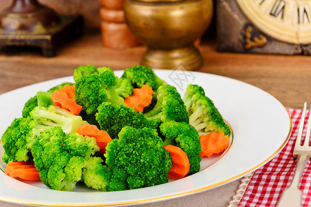 花椰和胡萝卜饮食健康营养图片