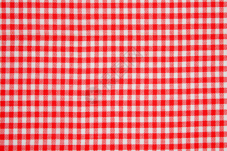 红白格纹茶巾图片