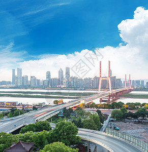 上海交通高峰时段的城市互交桥Ha图片