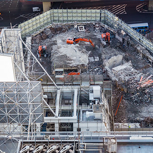 日本Tokio大型建筑工地图片