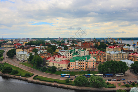 老Vyborg市政厅广场圣奥图片
