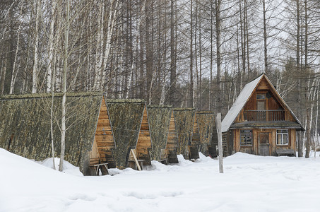 俄罗斯伊尔库茨克地区Kochergat村前农村旅游图片
