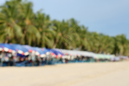 沙滩背景邦森海滩清布里泰国图片