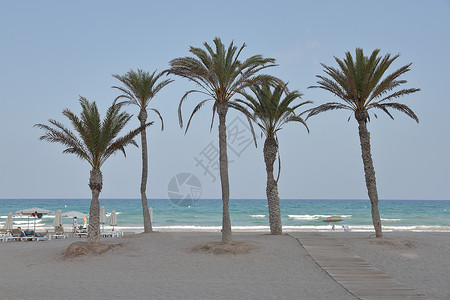沙滩景观在Sanjuan海滩的草图片
