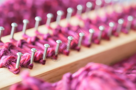 编织红羊毛和编织图片