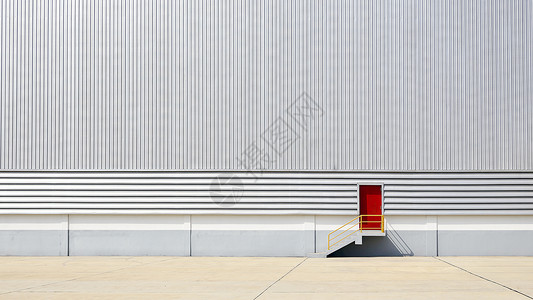 厂房的红门图片