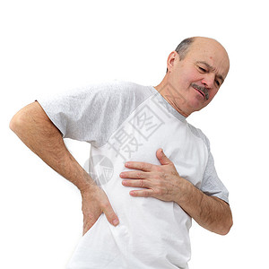 腰酸背痛的老年人图片