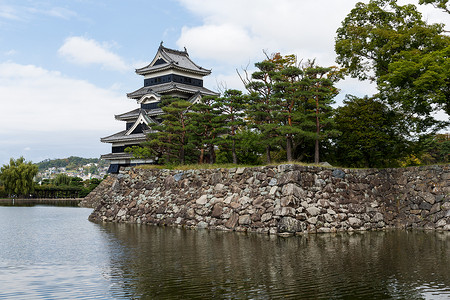 日本历史悠久的城堡景观图片
