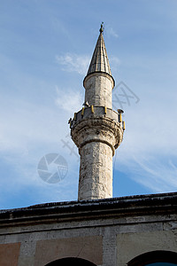 在奥托曼时的清真寺里以石头制图片
