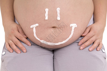 照顾怀孕妇肚子皮肤图片