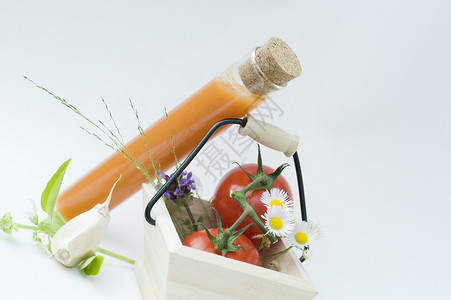 西红柿和他们的西班牙凉菜汤图片