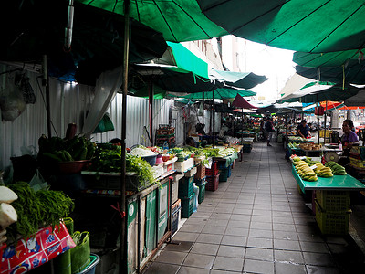 曼谷当地市场新鲜市场泰国图片