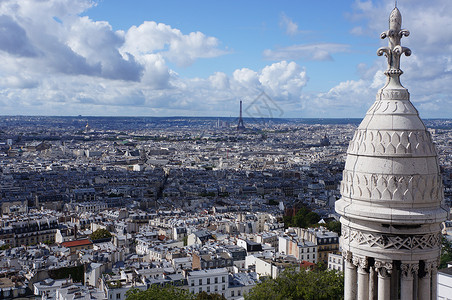 浏览至巴黎来自Sacrete背景图片