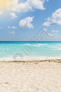 加勒比海夏季和假期时间图片