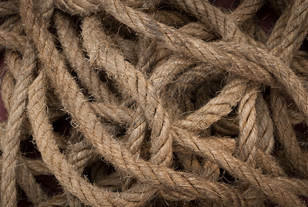 旧绳绑带的背景与质感图片