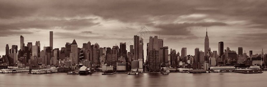 曼哈顿中城摩天大楼和图片