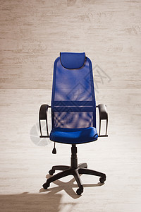 办公室的椅子从Bue皮革到图片