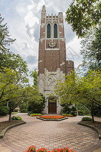 Beaumont塔是密歇根州立大学校园的一个结构图片