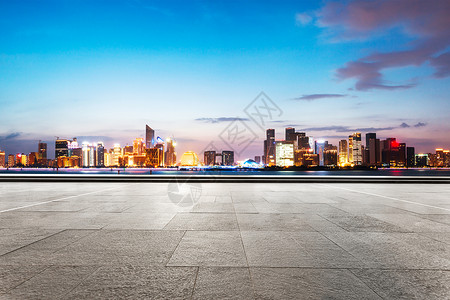 杭州市新城市的景色从图片