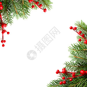 圣诞背景与红冬和Xma背景图片