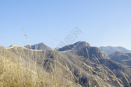 长城和北京附近的山脉图片