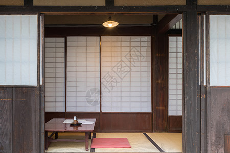 日本老房子的客厅图片